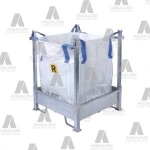 Ansaloni Contenitori srl | PORTA BIG BAG CON MONTANTI MOBILI