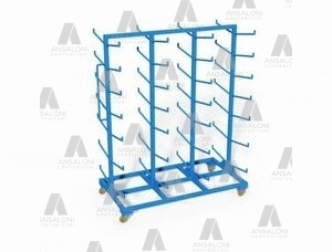 Ansaloni Contenitori srl | CARRELLO PORTA PROFILI IN PLASTICA