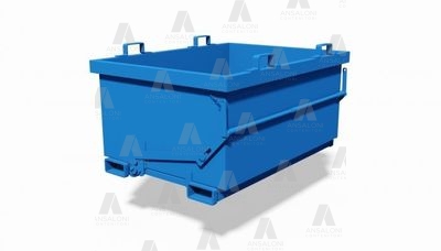 Ansaloni Contenitori srl | CONTENITORE FONDO APRIBILE