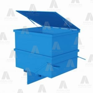 Ansaloni Contenitori srl | CONTENITORE FONDO APRIBILE